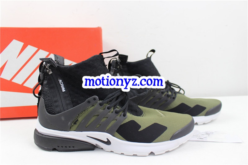 Nike Air Presto Black Mid Olive Green